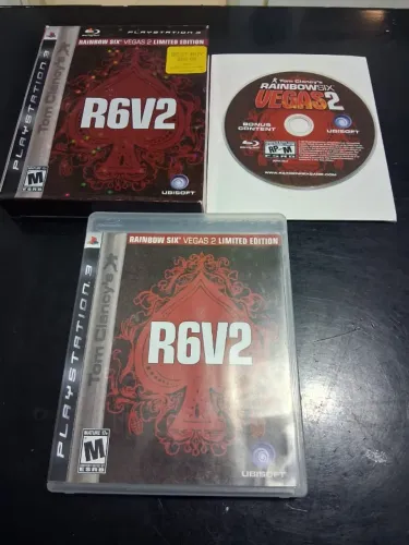 Tom Clancys Rainbow Six: Vegas 2 Edição Limitada Ps3 Completo Seminovo