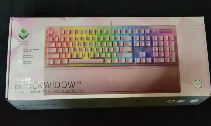 Teclado Mecânico Razer BlackWidow V3 Quartz 