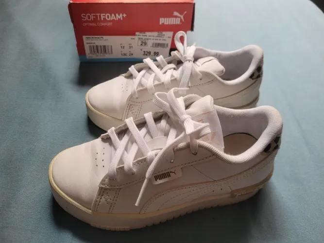 Tênis Puma Infantil Jade Branco n.29