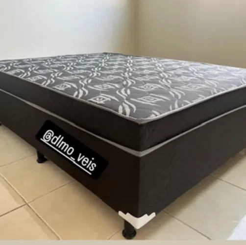 Cama Box Casal Janes com Colchão!! Nova!