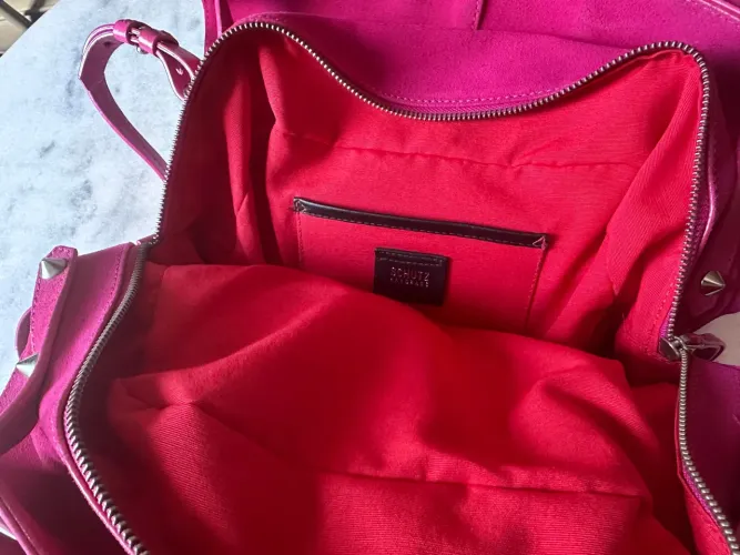 Bolsa Schutz Original de couro modelo Suri Pink