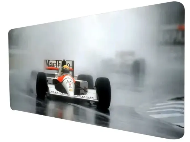 Mouse Pad Gamer Ayrton Senna McLaren Marlboro