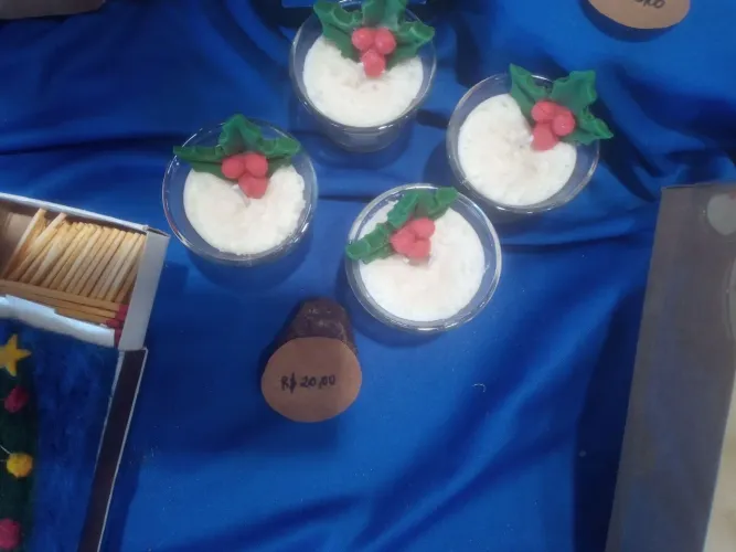 velas de Natal produto artesanal Waldorf Única no site