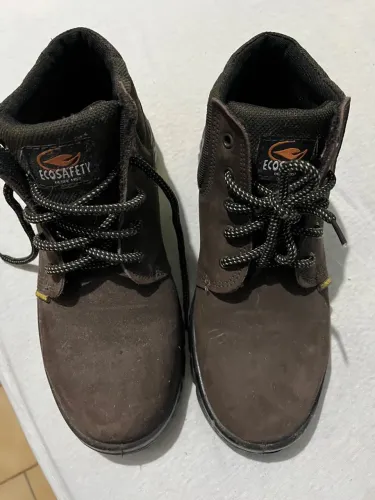Botas de segurança EcoSafety - Marrom
