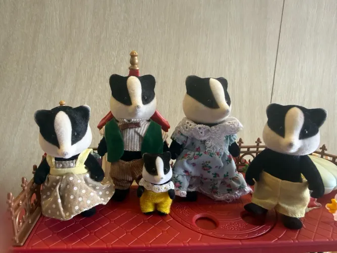 Texugos Sylvanian Families Vintage