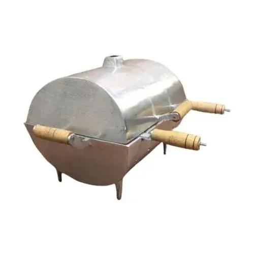 Churrasqueira de bafo alumínio.