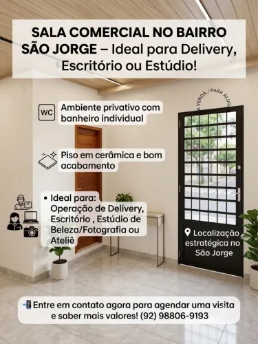 Sala para alugar pra delivery escritório ou estúdio de tatuagem 