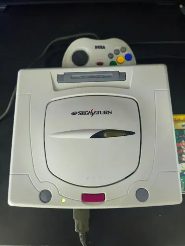 Sega Saturn Com Caixa Completo Japônes