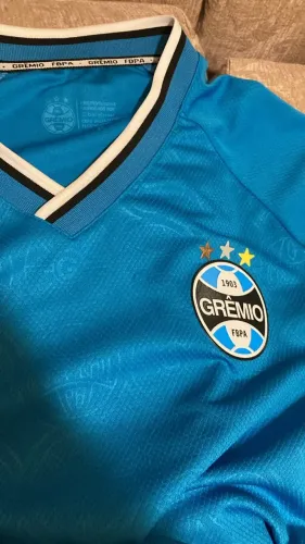 camisa gremio original escudo emborrachado