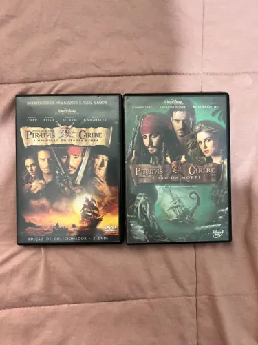 DVDs Piratas do Caribe: A Maldição do Pérola Negra + O Baú da Morte