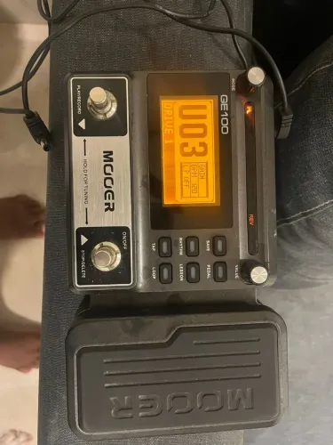 Mooer GE 100, funcionando perfeitamente!
