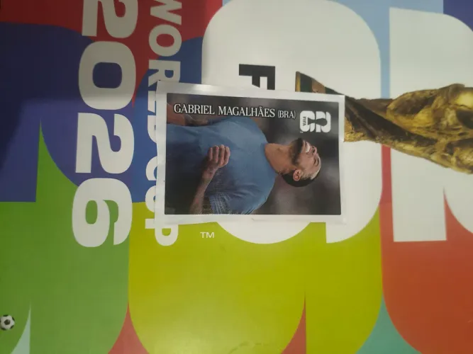 Vendo ou Troco Figurinha Branca Coca-Cola 2026 - Gabriel Magalhães (BRA)