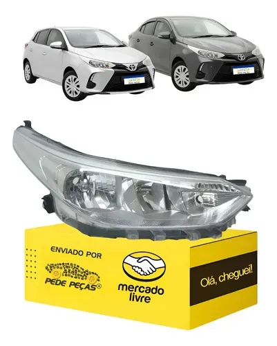 Farol Sinaleira Toyota Yaris 2018 19 20 A 24 2025 S/led L.d Direito/passageiro