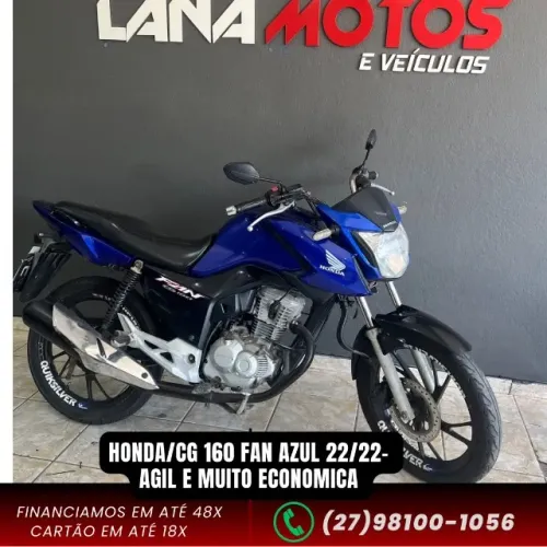 CG 160 FAN AZUL 22/22 - Ágil e muito econômica