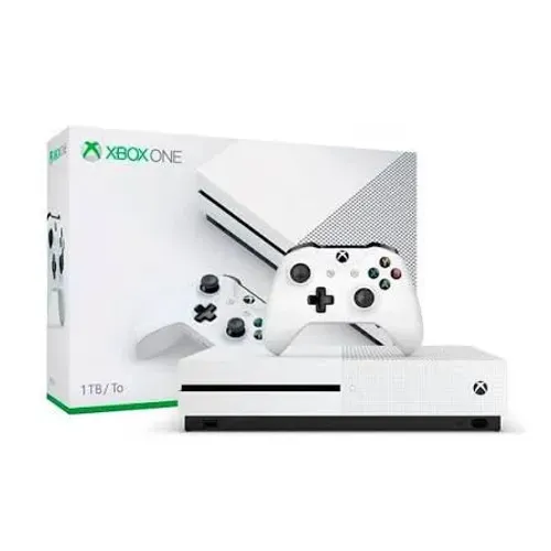 TROCO XBOX ONE S 1TB SEMI-NOVO COM CAIXA E TODOS OS COMPONENTES