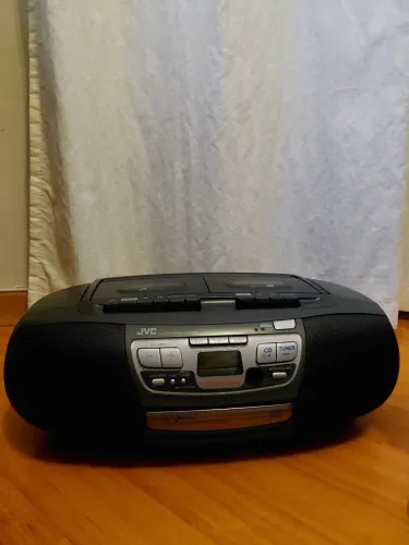 rádio boombox jvc rc-ex350 cd e fita