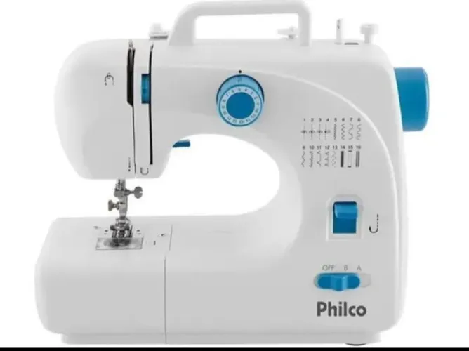 máquina de costura philco pmc16bp bivolt branco bivolt