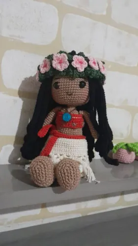 Moana  de amigurumi 