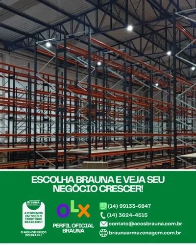 Estantes Fortes para Uso Diário - Porta Pallet