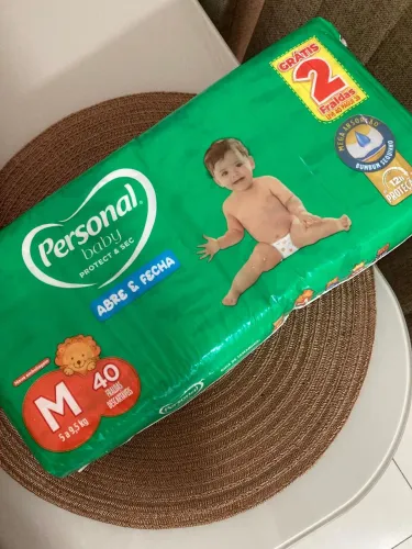 fralda personal baby protect e sec m 40 unidades