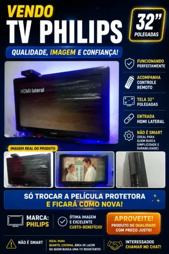 Tv 32 polegadas Philips 