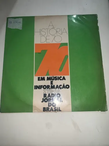 Disco de Vinil- A História de 70 em Música e Informação ZYD 66 - Rádio Jornal do Brasil