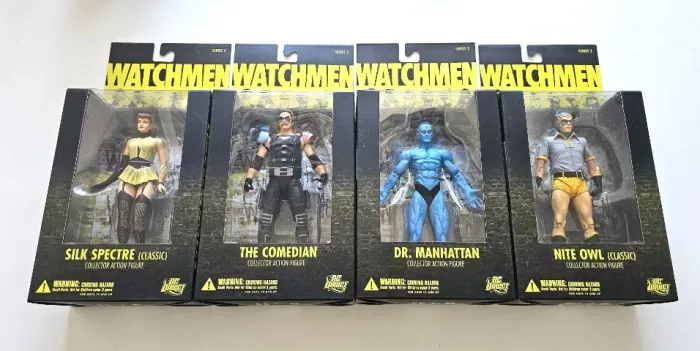 WATCHMEN DC DIRECT - SERIES 2 COMPLETA - 4 FIGURAS - 2009