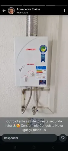 AQUECEDOR A GÁS LORENZETTI