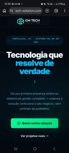 Site para empresa, desenvolvimento de sistemas, sistema de loja, sistema de agendamento.