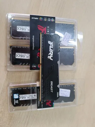 Memória Ram Fury 4x8gb ddr4 2666mhz rgb