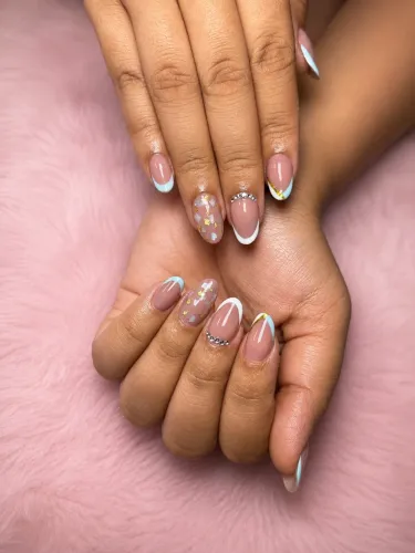 Molde F1/ postiça realista/ manicure /pedicure