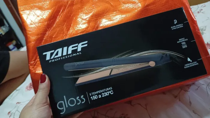 Prancha Chapa Taiff Profissional Gloss Bivolt Automático - 230°C