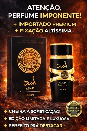 Perfume Asad Lattafa 100ml EDP Original | Importado Premium + Fixação Alta