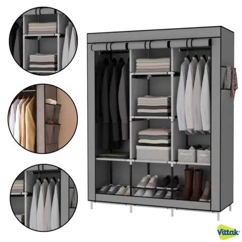 Guarda Roupa Novo na Caixa, fácil de montar e desmontar