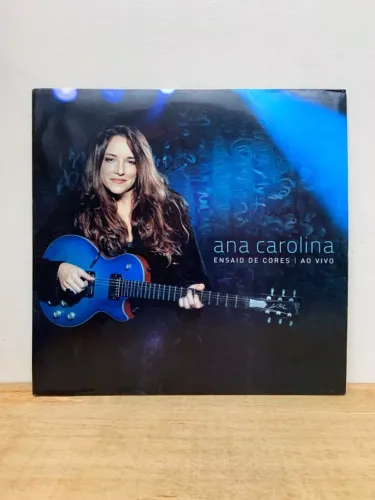 Disco De Vinil Lp Ana Carolina - Ensaio De Cores - Ao Vivo