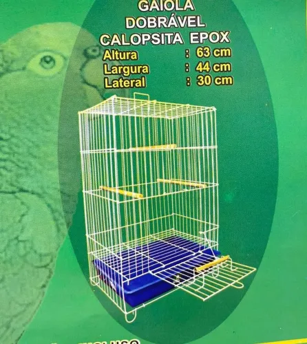 Gaiola Para Calopsita e Agapórnis 