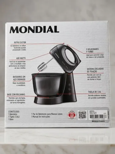 Batedeira Mundial Pratica400w 127v