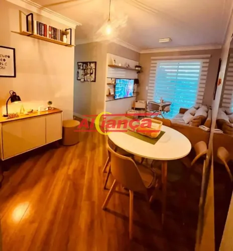 APARTAMENTO 2 QUARTOS, SUITE, 55 METROS, PQ CECAP - GUARULHOS