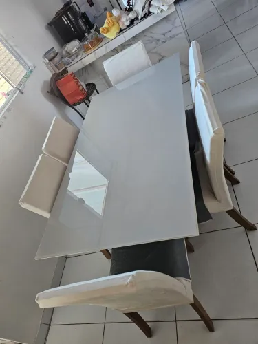 Mesa 6 Lugares Vidro