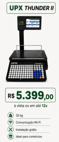 Balança etiquetadora para todo tipo de comércio