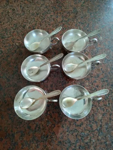 Conjunto de sobremesa Bellini Prata 90