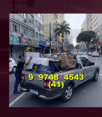 frete rápido e seguro para sua mudança! ligue e agende já!
