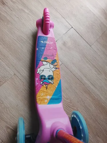 Patinete Infantil Com 3 Rodas Unicórnio New Atrio - Es459 Rosa Unicórnio