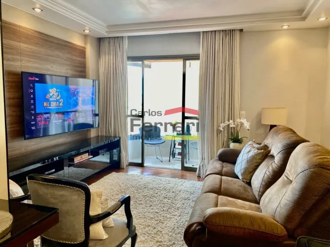 Apartamento Mobiliado Porteira Fechada em Santana | 73m² | Sofisticação e Conforto