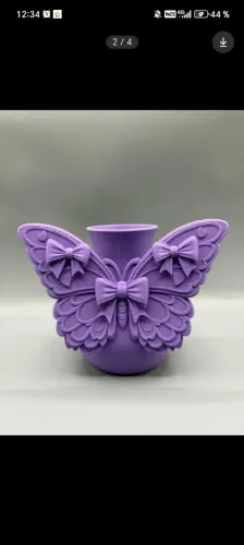 Vasos de borboletas