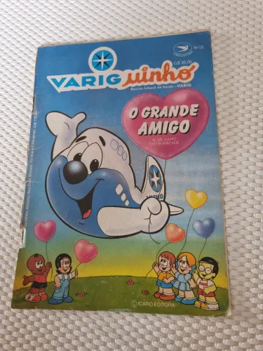 Revista Infantil Variguinho Nº 12 - Ícaro Editora / Varig (Colecionador)
