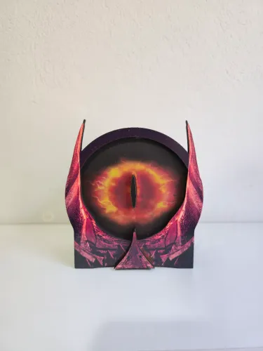 Luminária Circular Olho de Sauron Senhor dos Anéis