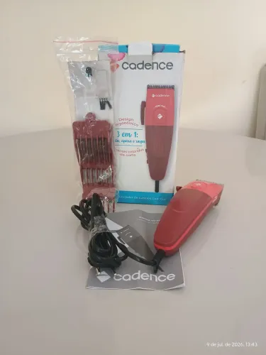 Verdo esse cortador de cabelo Cadence 3 em 1 com 4 pente, 1 escova de limpeza e 1 óleo