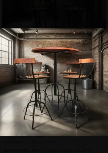 Mesa Rústica, com 4 cadeira em perfeita condições com pouco tempo de uso. Valor R$ 650,00