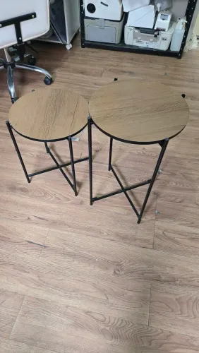 2 Mesinhas estilo industrial